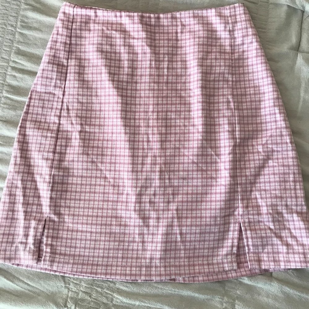 Brandy Melville Plaid Cara Skirt